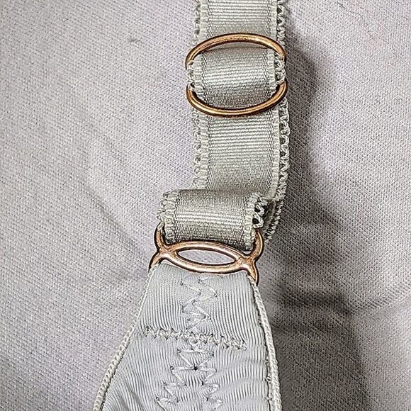 Scarlett Blue Pale Blue Lace Trimmed T-Shirt Bra 34DD - Picture 7 of 7